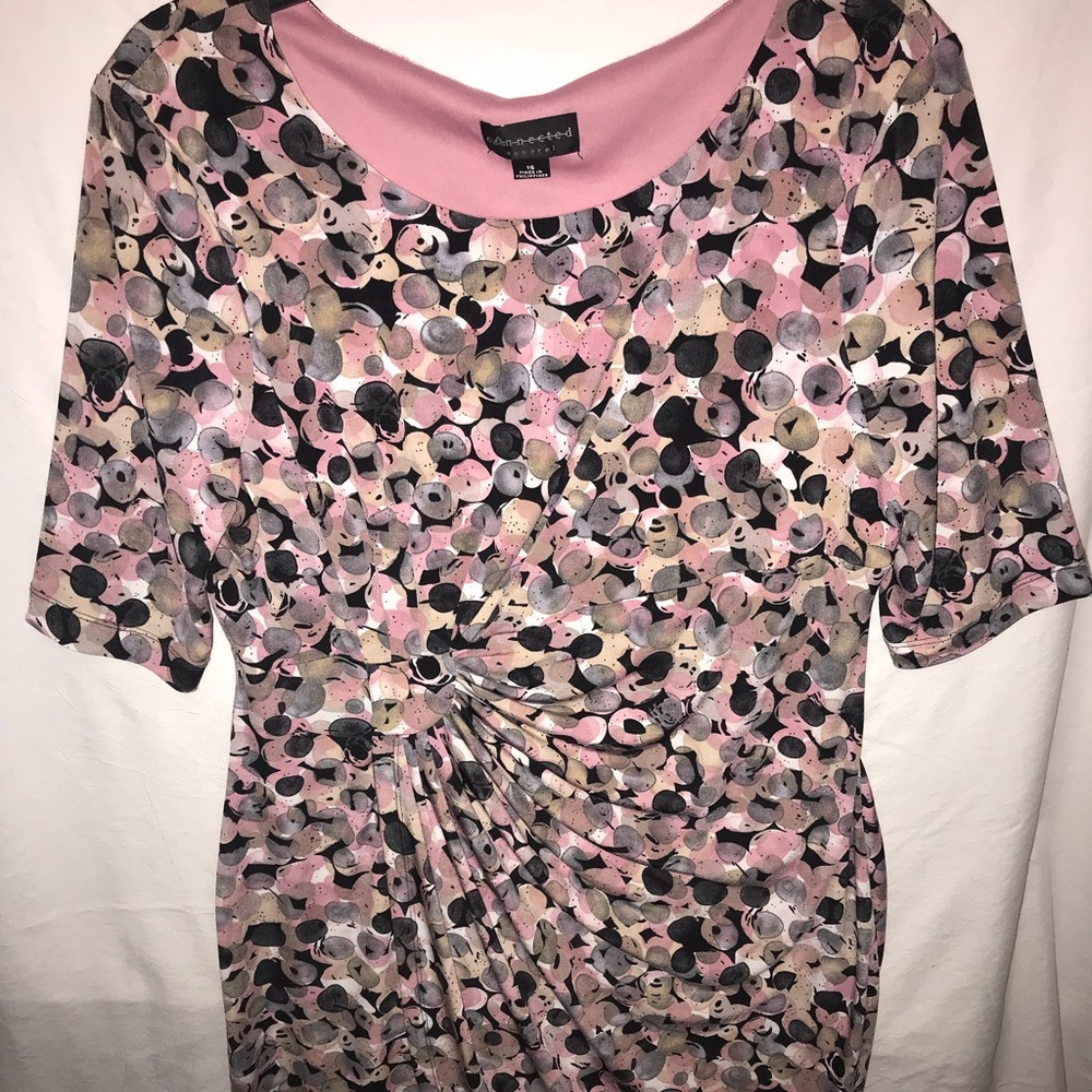 Connected Apparel Dress Size 16, 3/4 sleeve